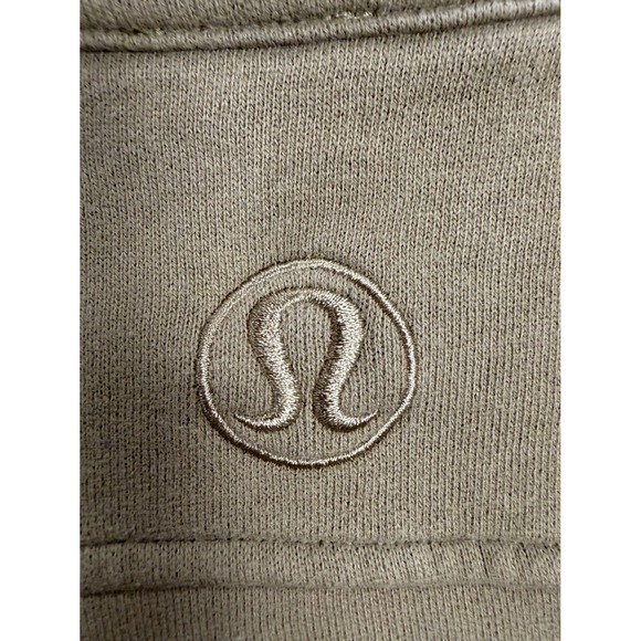 Lululemon Scuba Oversized Half Zip Pullover Sweatshirt Khaki Green XS S - Picture 5 of 11